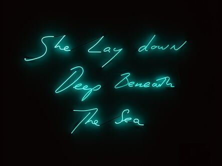 Tracey Emin, ‘She Lay down Deep beneath the Sea’, 2012