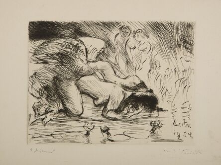 Lovis Corinth, ‘Leda mit dem Schwan (Leda and the Swan)’, 1924