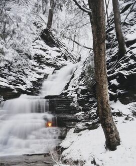John Opera, ‘Shale Falls (winter)’, 2005/2010