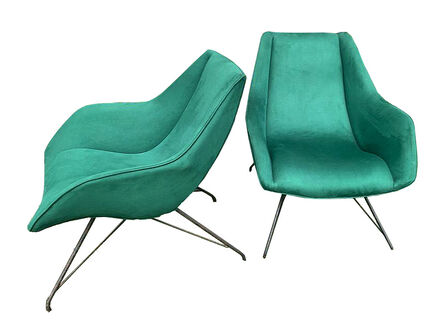 Carlo Hauner & Martin Eisler, ‘Pair of Concha armchairs by Carlo Hauner and Martin Eisler, 1950's. ’, ca. 1950