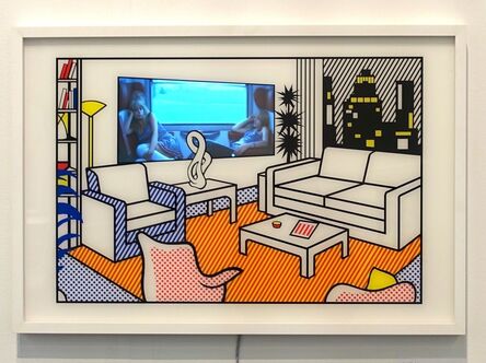 Daniel Cherbuin, ‘Interior with Video Art’, 2015