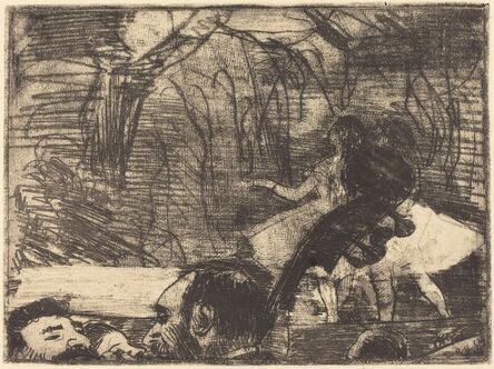 Edgar Degas, ‘On Stage (Sur la scène (3e planche))’, 1877