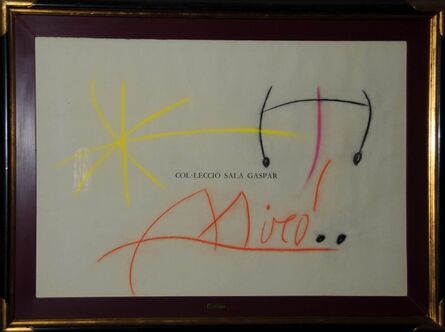 Joan Miró, ‘No title’, 1973