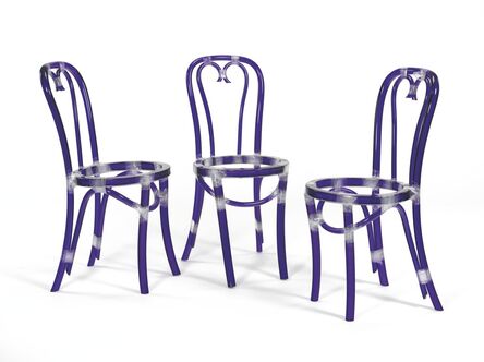 Rita McBride, ‘Chairs (Blue)’, 2000