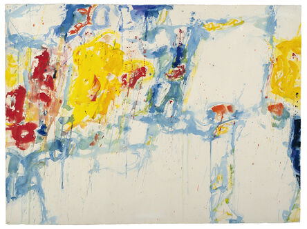 Sam Francis, ‘Untitled (Yellow splashes)’, 1956