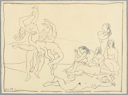 Pablo Picasso, ‘Danses’, 1954