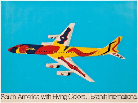 Alexander Calder, ‘South America with Flying Colors...Braniff International’, 1976