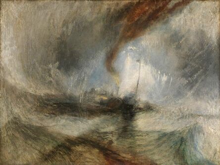 J. M. W. Turner, ‘Snow Storm - Steam-Boat off a Harbour's Mouth’, 1842