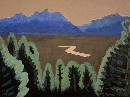 Mike Piggott, ‘Sky, Mountain, River, Trees’, 2022