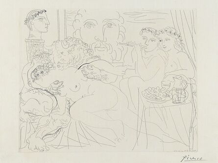 Pablo Picasso, ‘Minotaure caressant une Femme from La Suite Vollard’