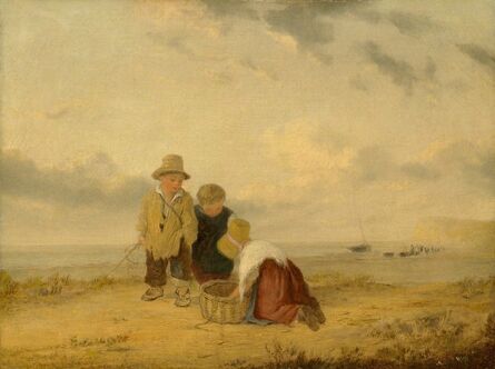 William Collins, ‘Children on the Beach’, 1815-1820