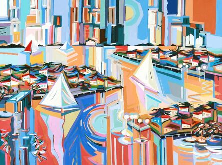 Natalie Rozenbaum, ‘Harbor Reflections’, 2010