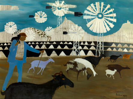 Mary Fedden, ‘Goat (Lanzarote)’, 1987