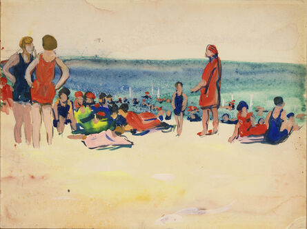 Jane Peterson, ‘At the Beach’, Date unknown