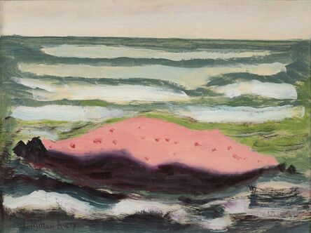 Milton Avery, ‘Pink Island, White Waves’, 1959