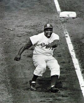 Ralph Morse, ‘Brooklyn Dodger, Jackie Robinson’, 1955