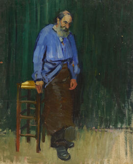 Leopold Pilichowski, ‘The Labourer (Old Man in a Blue Smock)’, Undated