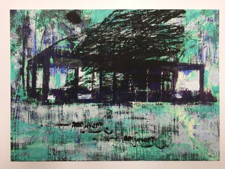 Enoc Perez, ‘Glass House, I (Blue)’, 2015