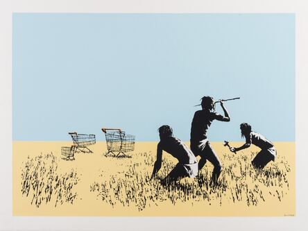 Banksy, ‘Trolleys (Colour) (Signed)’, 2007