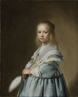 Jan Verspronck, ‘Portrait of a Girl Dressed in Blue’, 1641