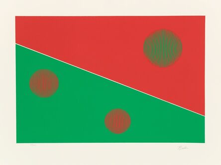 Gisela Beker, ‘Red and Green’, c. 1975