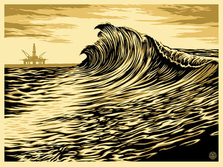 Shepard Fairey, ‘Water Is The New Black’, 2015