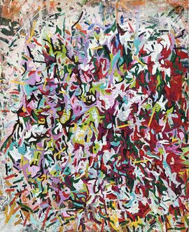 Joshua Grant Welker, ‘Forest Painting #1 (Camo Confetti)’, 2023