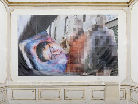 Thomas Hirschhorn, ‘Pixel-collage n°84’, 2017