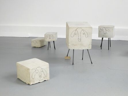 Judith Hopf, ‘Flock of Sheep (detail)’, 2013