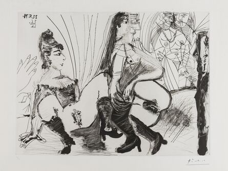 Pablo Picasso, ‘Degas paie et s,en va filles ne sont pas tendre (Bloch 1988)’, 1971-1978
