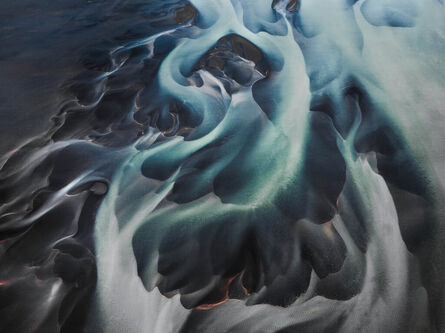 Edward Burtynsky, ‘Ölfusá River #2, Southern Region, Iceland’, 2012