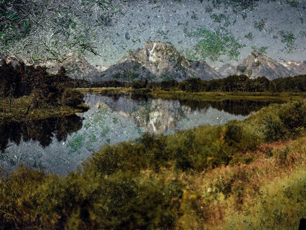 Abelardo Morell, ‘Tent-Camera Image on Ground: View of Mount Moran and the Snake River From Oxbow Bend, Grand Teton National Park, Wyoming’, 2011