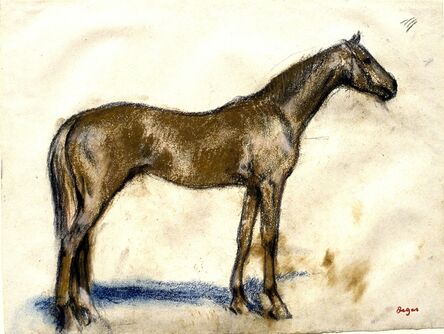 Edgar Degas, ‘Racehorse’, 1881-1885