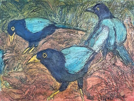 Marcie Wolf-Hubbard, ‘Three Friendly Birds’, 2013