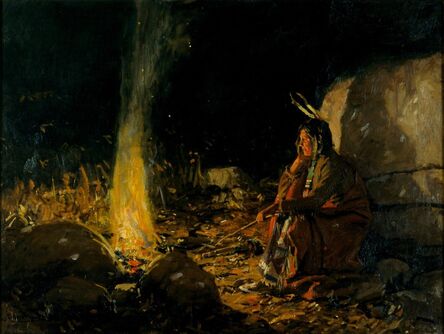 William Gilbert Gaul, ‘The Fire is a Friend’, circa 1910