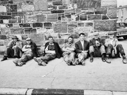 Edward Quinn, ‘Work men resting, Dublin’, 1963