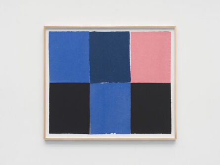 Ethan Cook, ‘Blues, Two Black, Pink’, 2022