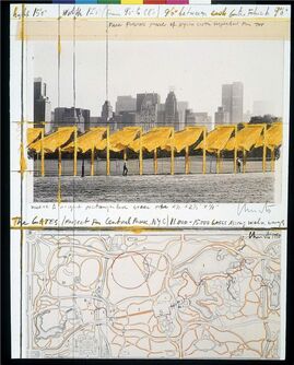 Christo and Jeanne-Claude: The Tom Golden Collection, installation view