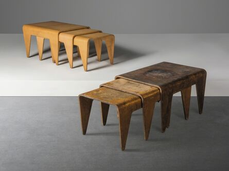 Marcel Breuer, ‘A set of three nesting tables’, circa 1935