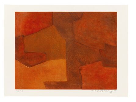 Serge Poliakoff, ‘Composition orange et rouge’, 1966
