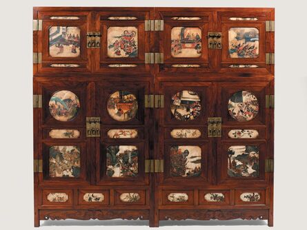 Unknown Designer, ‘Pair of Huanghuali Wardrobes’, 17th Century with 19th Century Alterations
