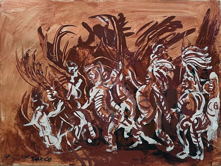 José Clemente Orozco, ‘40…And with great shouts and screams’, 1947