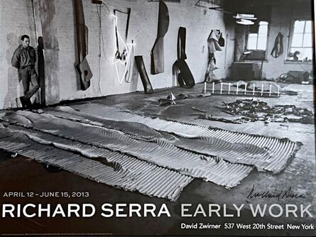 Richard Serra, ‘Early Work (Hand Signed)’, 2013