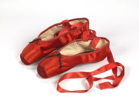 ‘Red ballet shoes made for Victoria Page (Moira Shearer) in The Red Shoes (1948)’, 1948