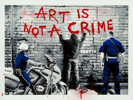 Mr. Brainwash, ‘Art is Not a Crime’, 2013