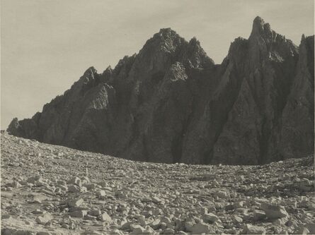 Ansel Adams, ‘Bishop Pass, the Inconsolable Range’, 1930