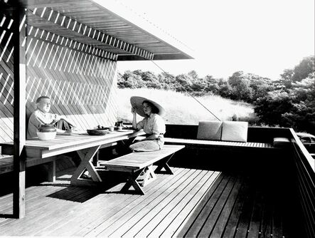 Pedro E. Guerrero, ‘Marcel and Connie Breuer, New Canaan, Connecticut (Marcel Breuer Architect)’, 1949