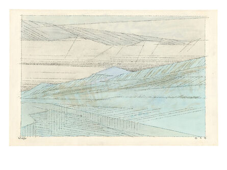 Lyonel Feininger, ‘Dunes, Rain’, 1944