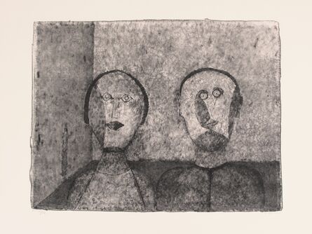 Rufino Tamayo, ‘La Pareja (Couple)’, 1989
