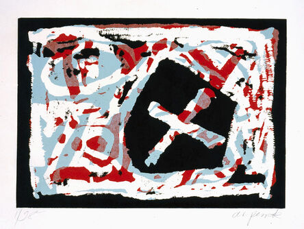 A.R. Penck, ‘untitled (from the portfolio "Für die Pinakothek der Moderne")’, 1995